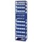 Regalturm DIN-Normteile mit Schubl.lampenmodul 2000x542,5x364 mm, orange